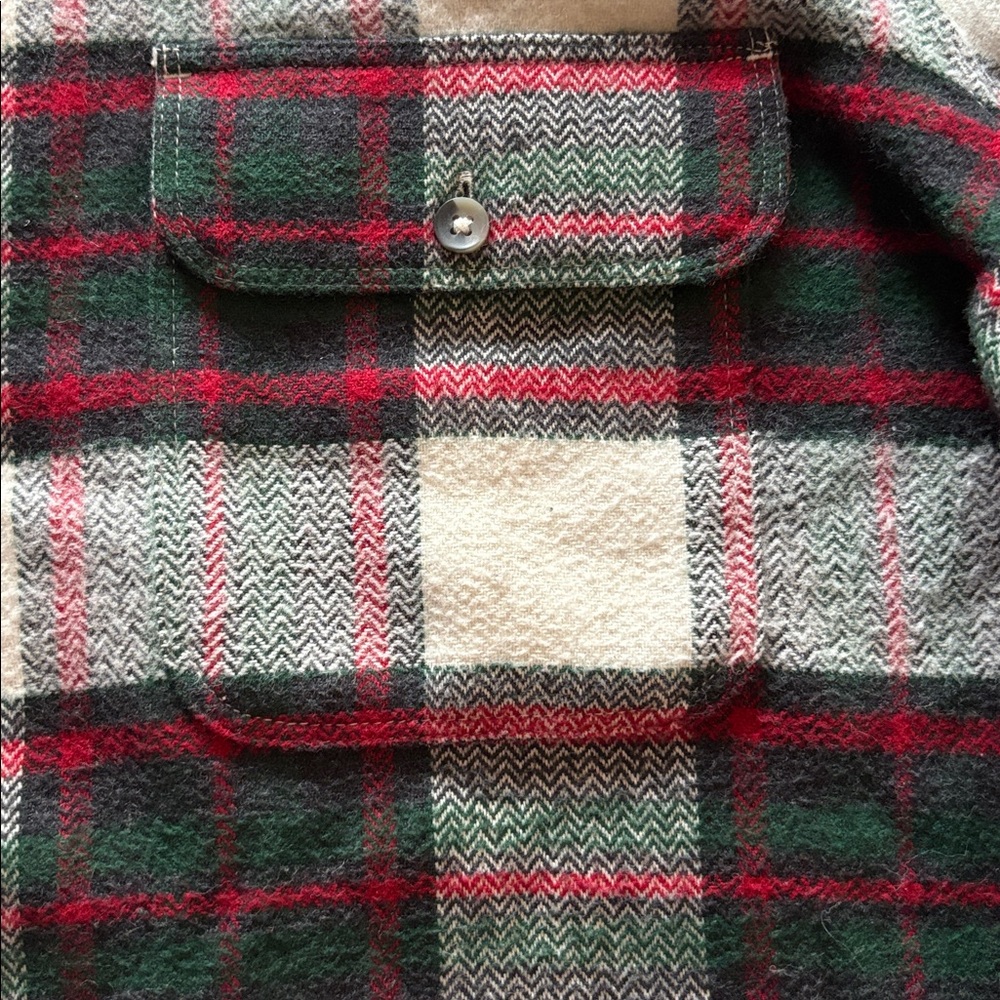 Natural Reflections Multicolor Checkered Shirt Si… - image 2